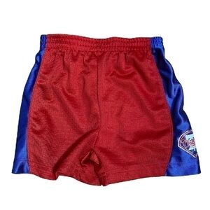 Philadelphia Phillies Mesh Gym Shorts 18 Months MLB Blue Red Baby